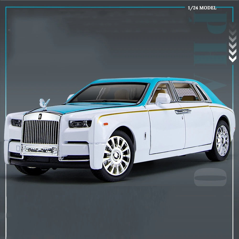 1/24 Rolls Royce Phantom Diecast Pull-Back Car Model