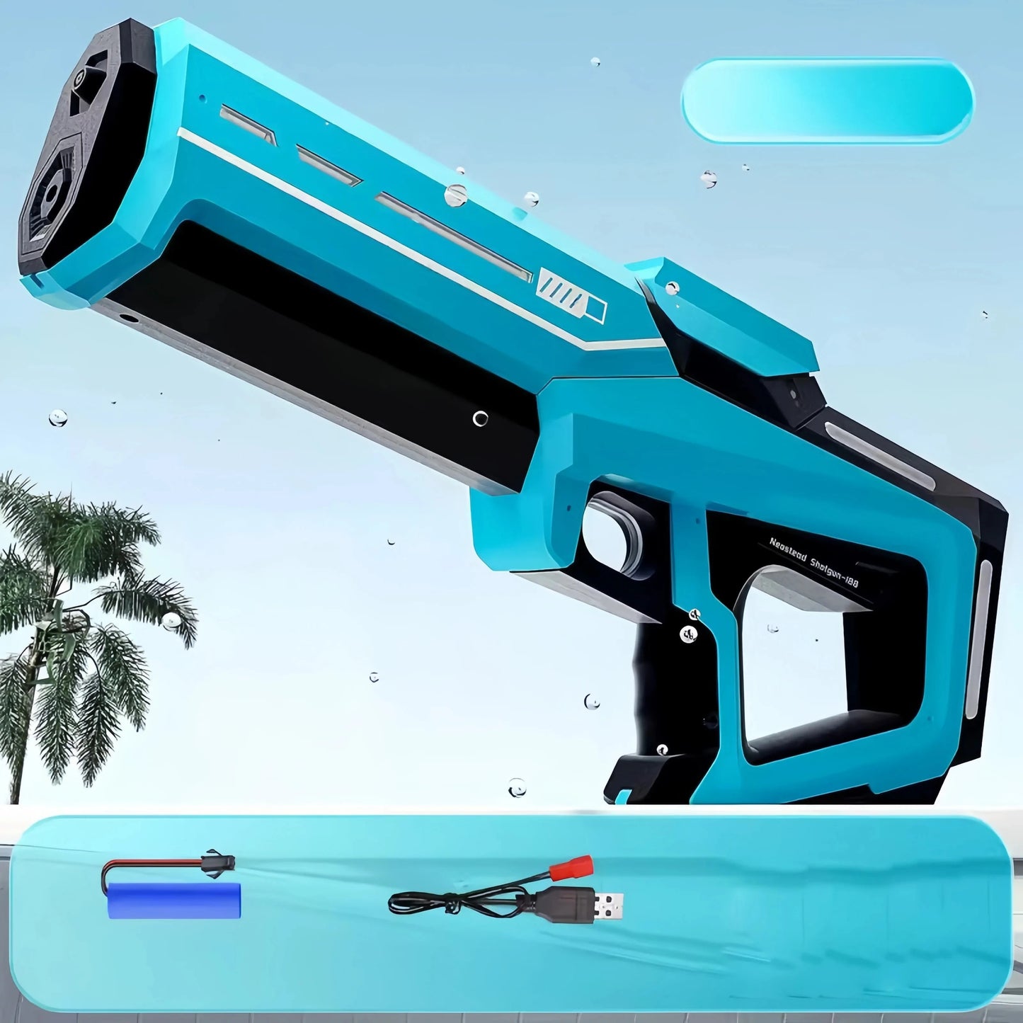 Electric Water Gun – Powerful Automatic Squirt Toy