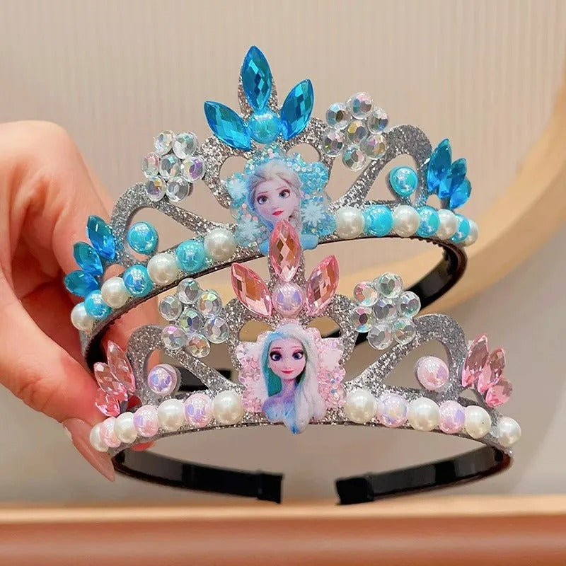 Kids Princess Crown Dress Up Accessories – Sanrio Kawaii Elsa Party Jewelry Gift.