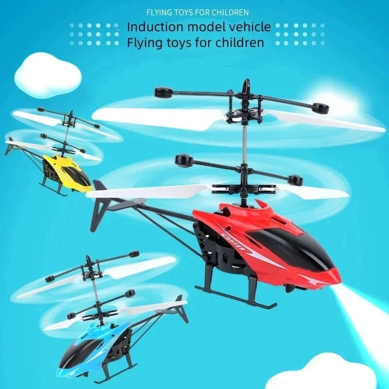 Mini Rechargeable RC Drone – Kids Drop-Resistant Helicopter Toy