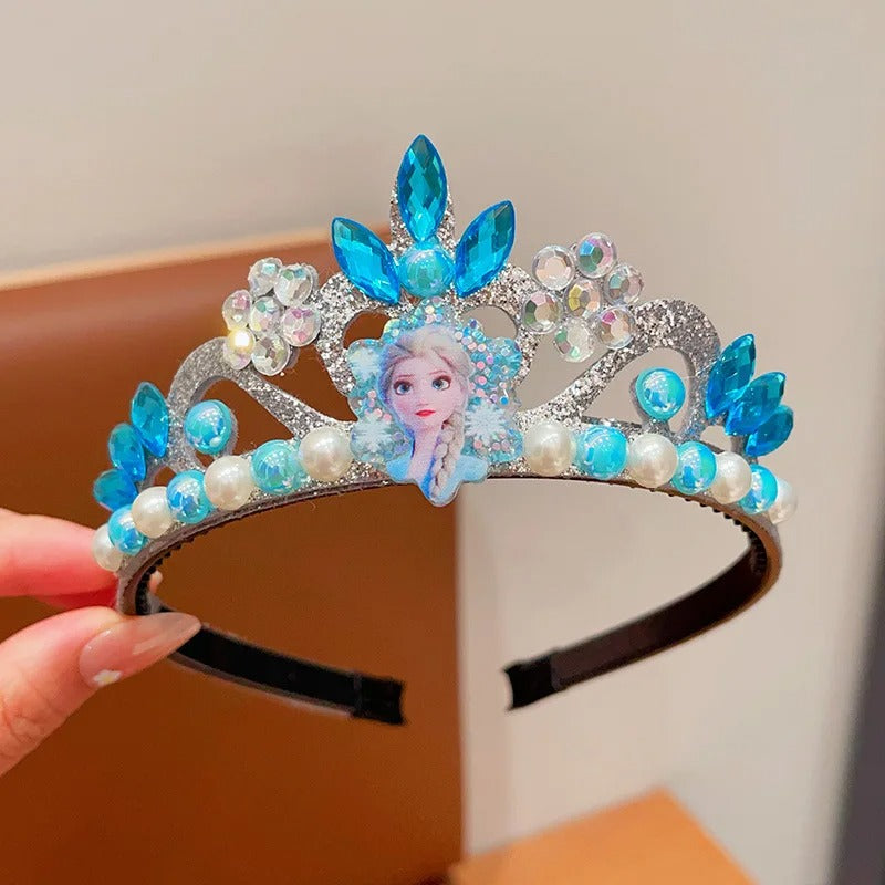 Kids Princess Crown Dress Up Accessories – Sanrio Kawaii Elsa Party Jewelry Gift.