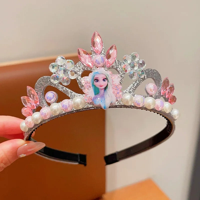 Kids Princess Crown Dress Up Accessories – Sanrio Kawaii Elsa Party Jewelry Gift.