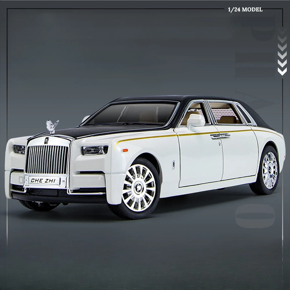 1/24 Rolls Royce Phantom Diecast Pull-Back Car Model